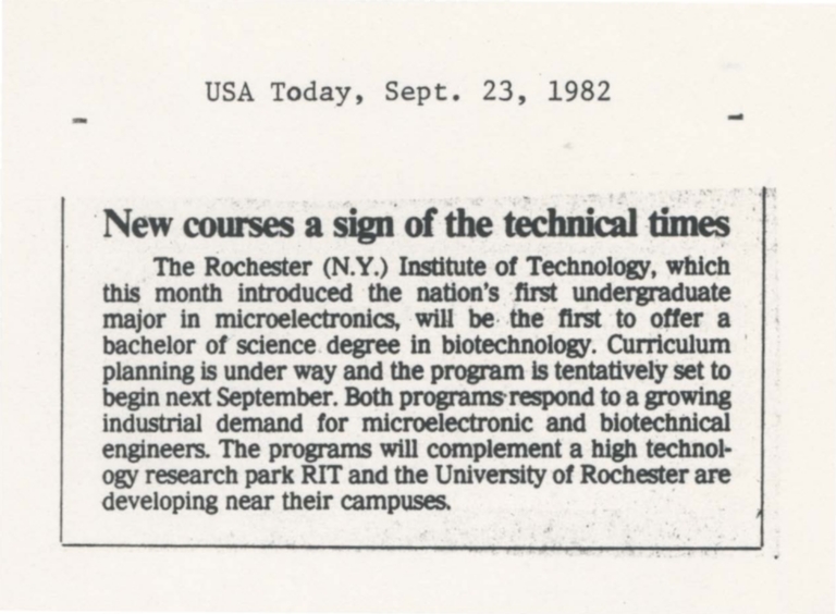 New courses sign of technical times