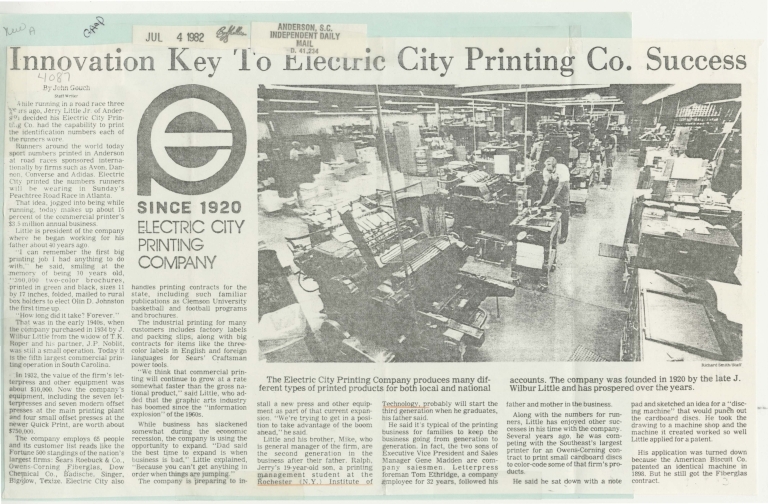 Innovation key to electric city printing co. success