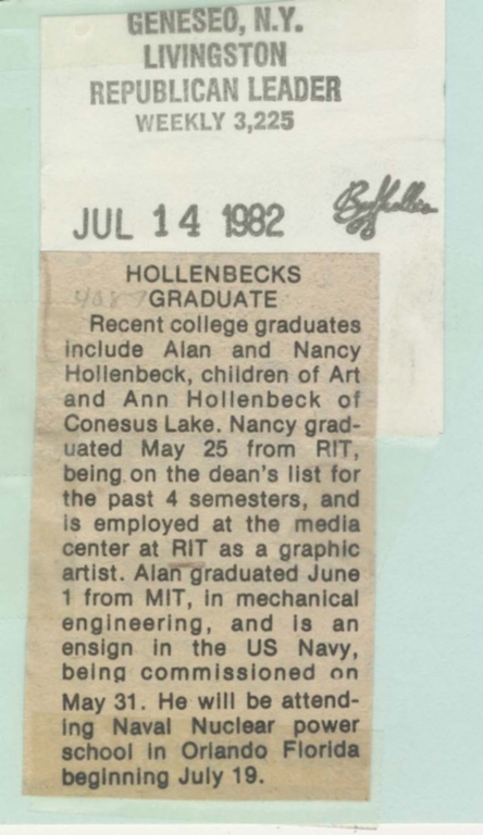 Hollenbecks graduate
