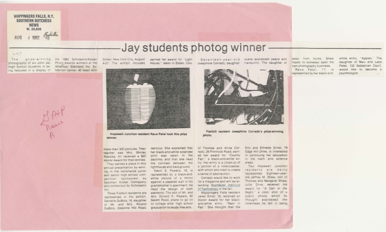 Jay students photog winner