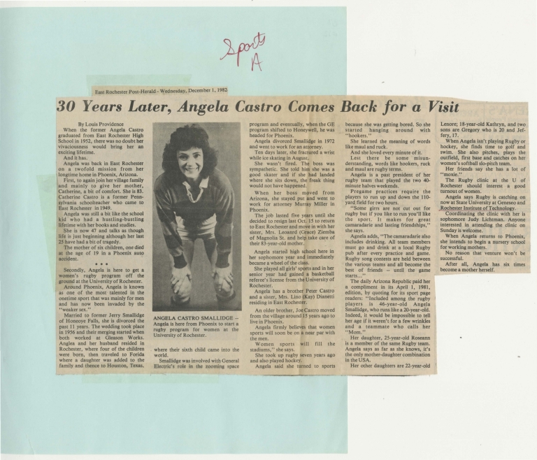 30 years later, Angela Castro comes back for visit