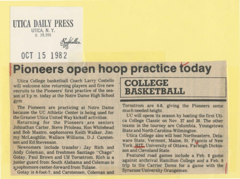 Pioneers open hoop practice today