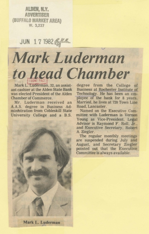 Mark Luderman to head Chamber