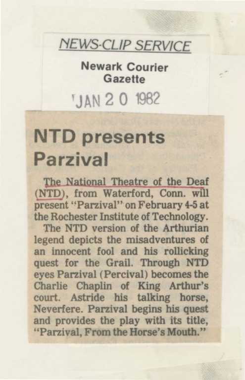 NTID presents Parzival