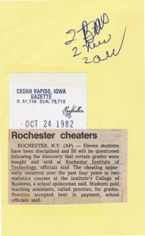 Rochester cheaters