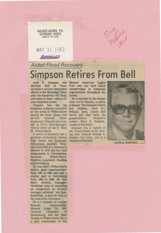 Simpson retires from Bell