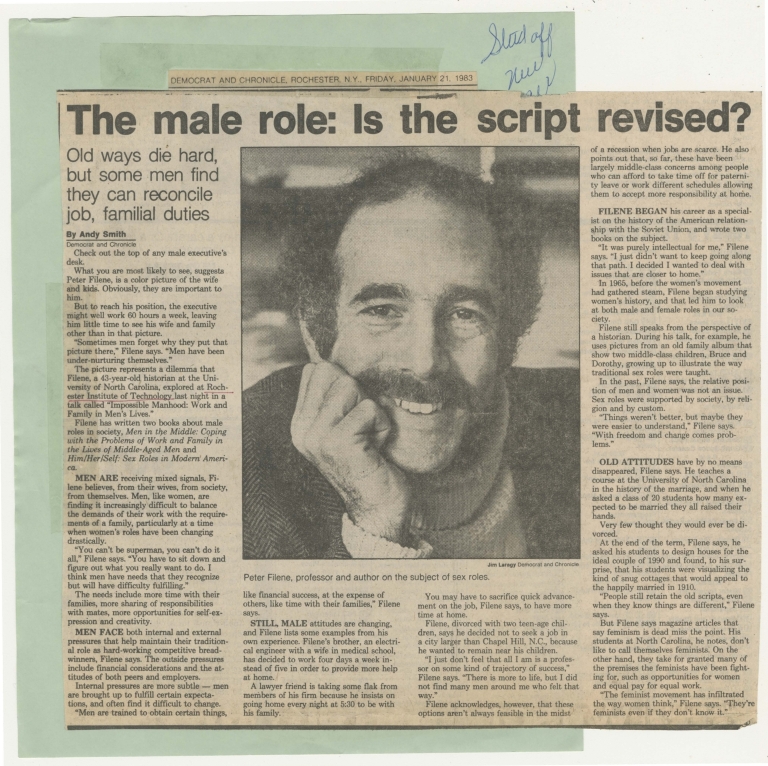 Male role: is script revised?
