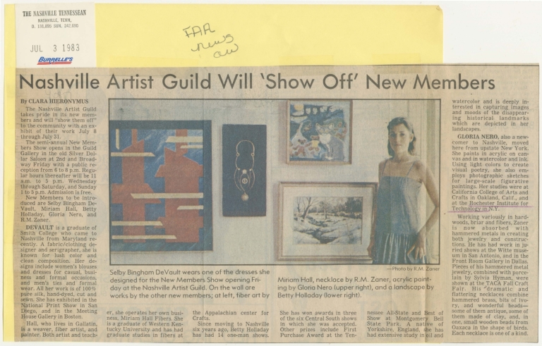 Nashville Artist Guild will 'show off' new members