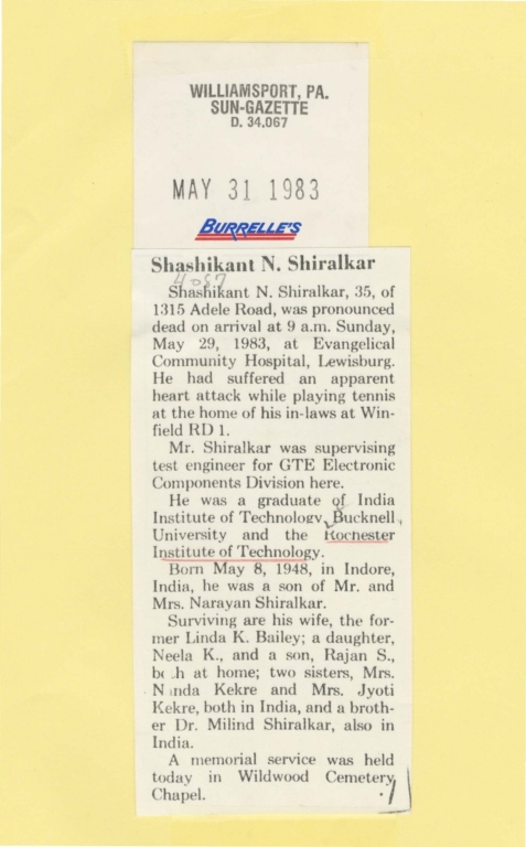 Shashikant N. Shiralkar