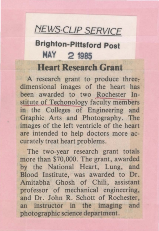 Heart research grant