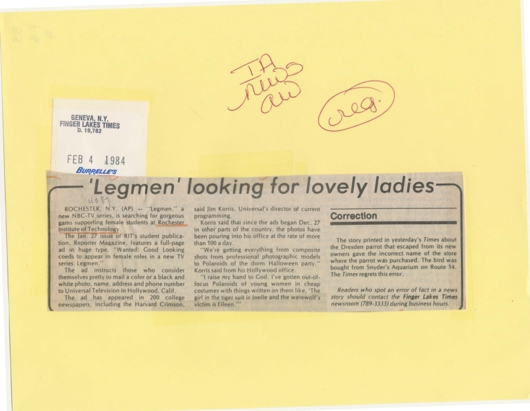Legmen looking for lovely ladies