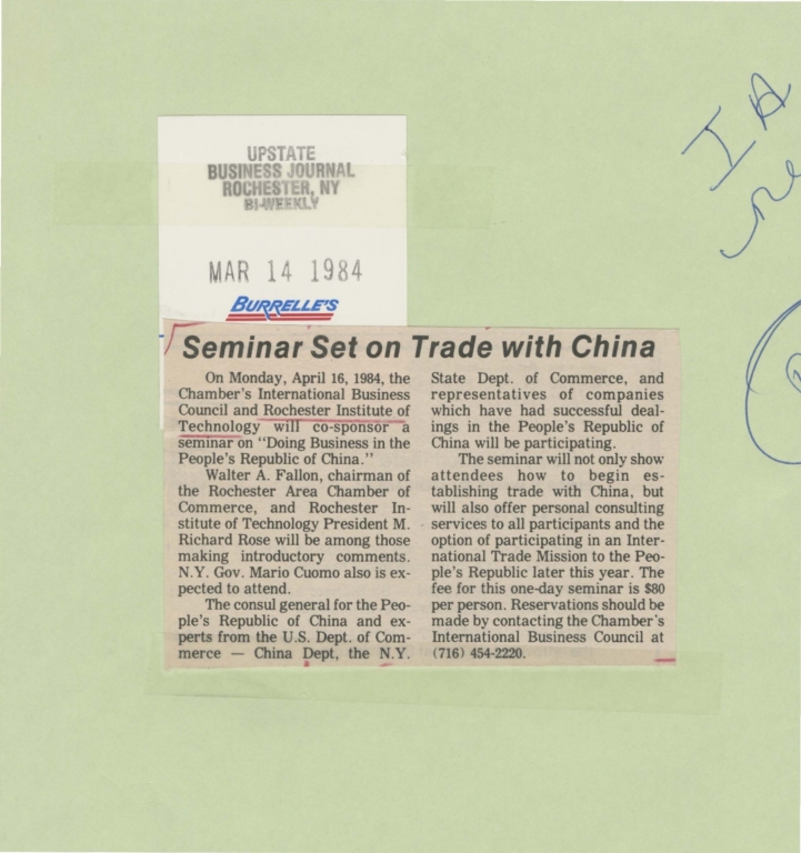 Seminar set on trade with China