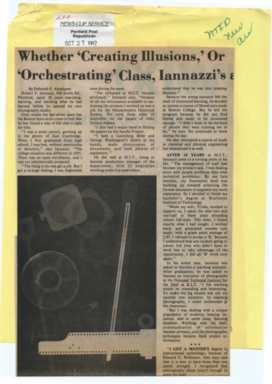 Whether 'Creating Illusions,' or 'Orchestrating' class, Iannazzi's a 'master'!