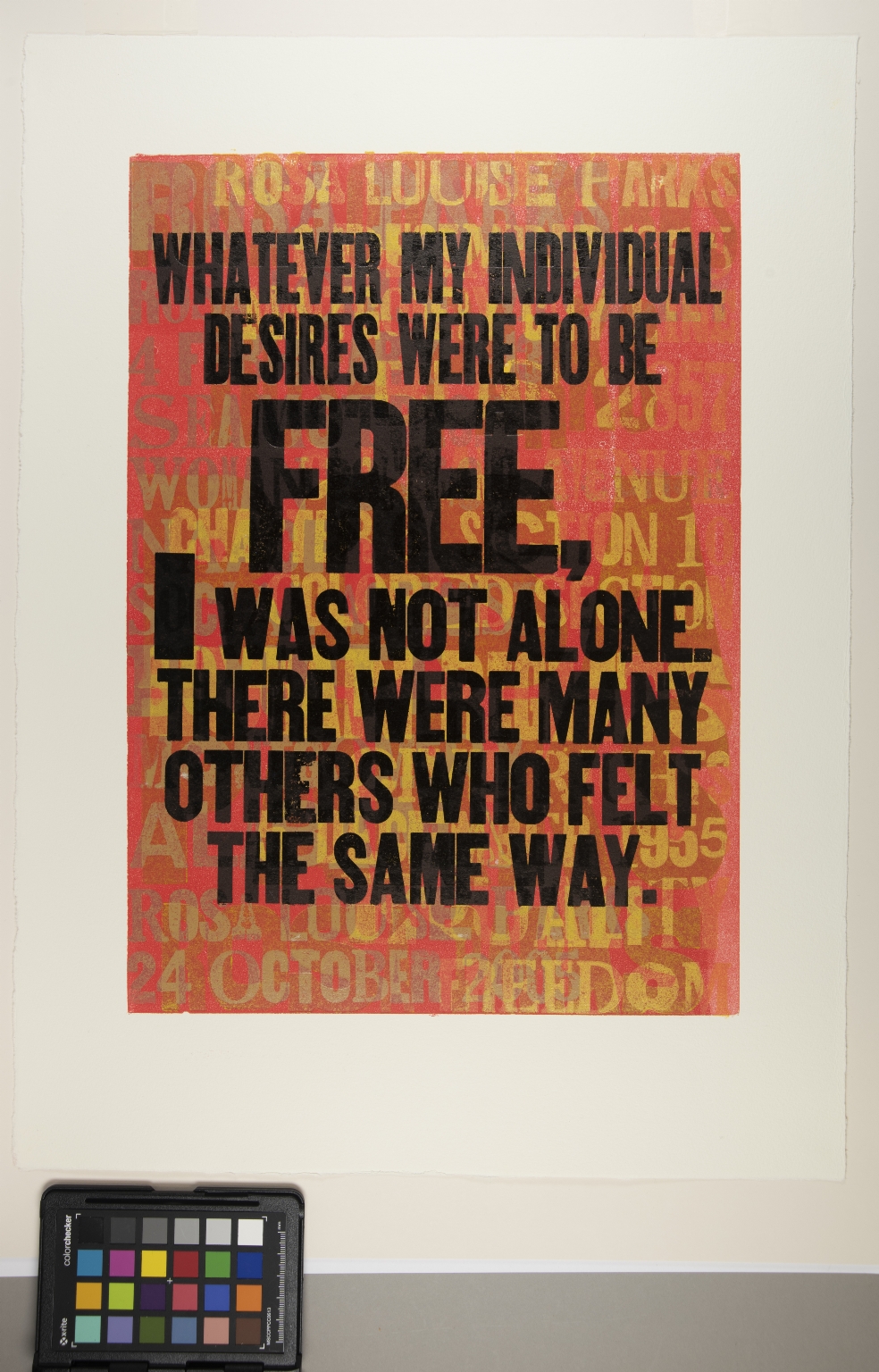 Fourteen Quotes from Rosa Louise Parks, Civil Rights Activist: "Whatever my individual desires were to be free, I was not alone. There were many others who felt the same way."
