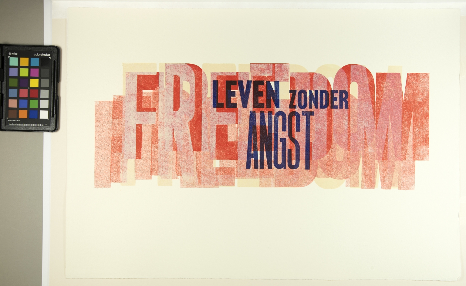 "Leven wonder angst," Freedom from fear