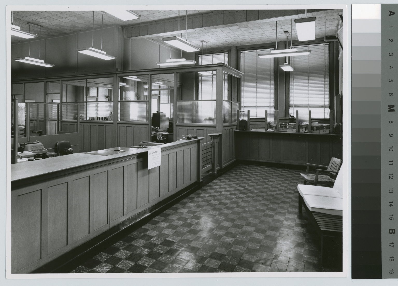 Cashiers' office, Eastman Building, Rochester Institute of Technology