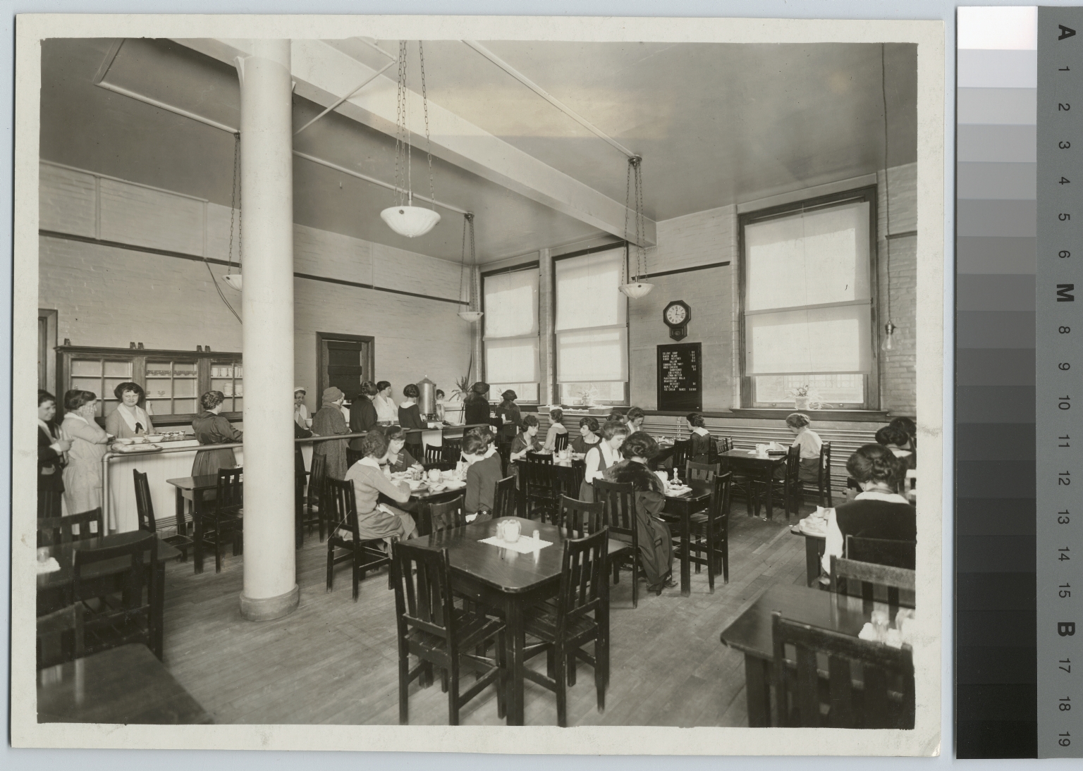 Cafeteria, Eastman Building, Rochester Athenaeum and Mechanics Institute.