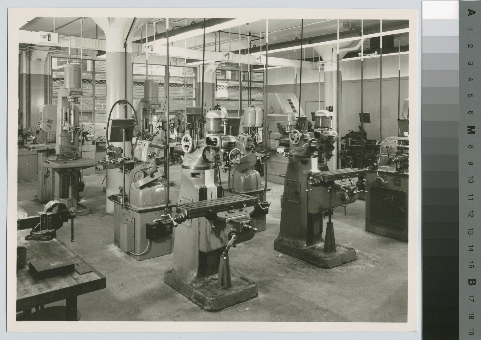 Equipment room, Mechanical Department, George H. Clark Building. Rochester Institute of Technology