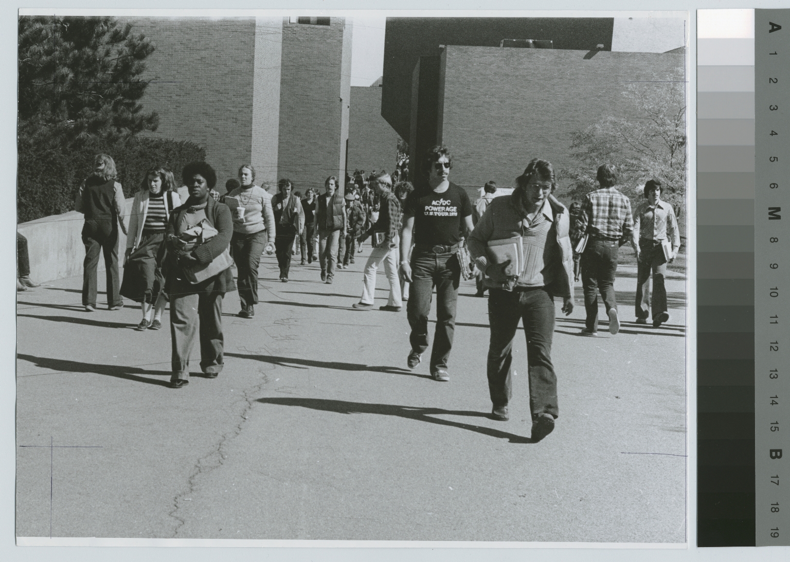 Students walking on campus, Rochester Institute of Technology