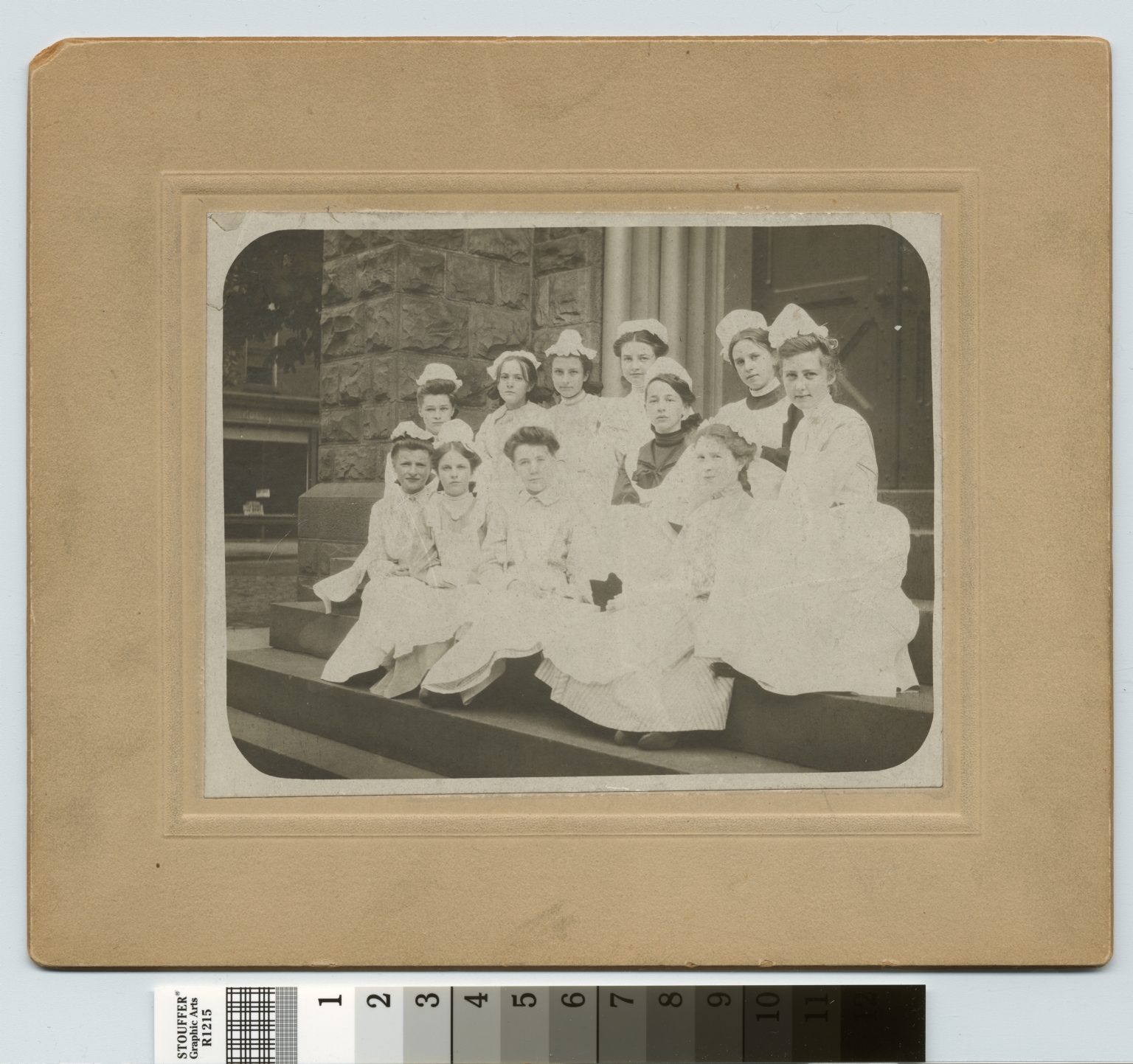 Academics, class photo, group portrait of the eighth grade girls from Rochester public school no. 29, 1906