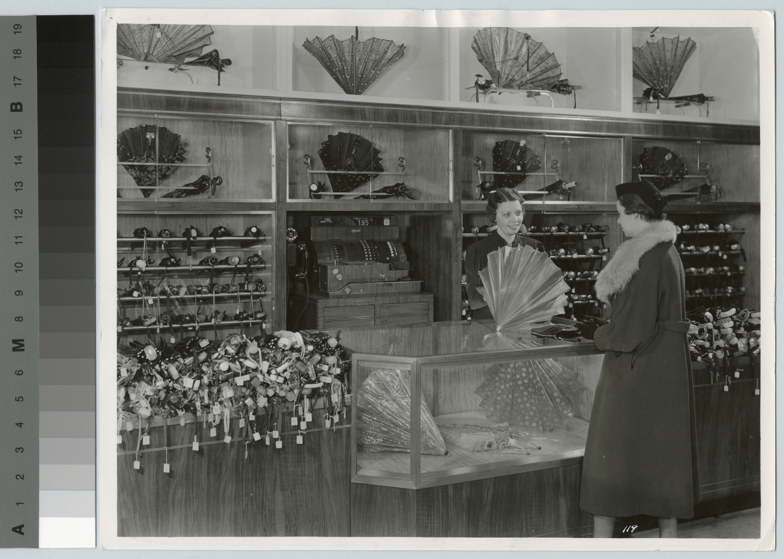 Unidentified student on retailing co-op, Retail Distribution Course, Rochester Athenaeum and Mechanics Institute