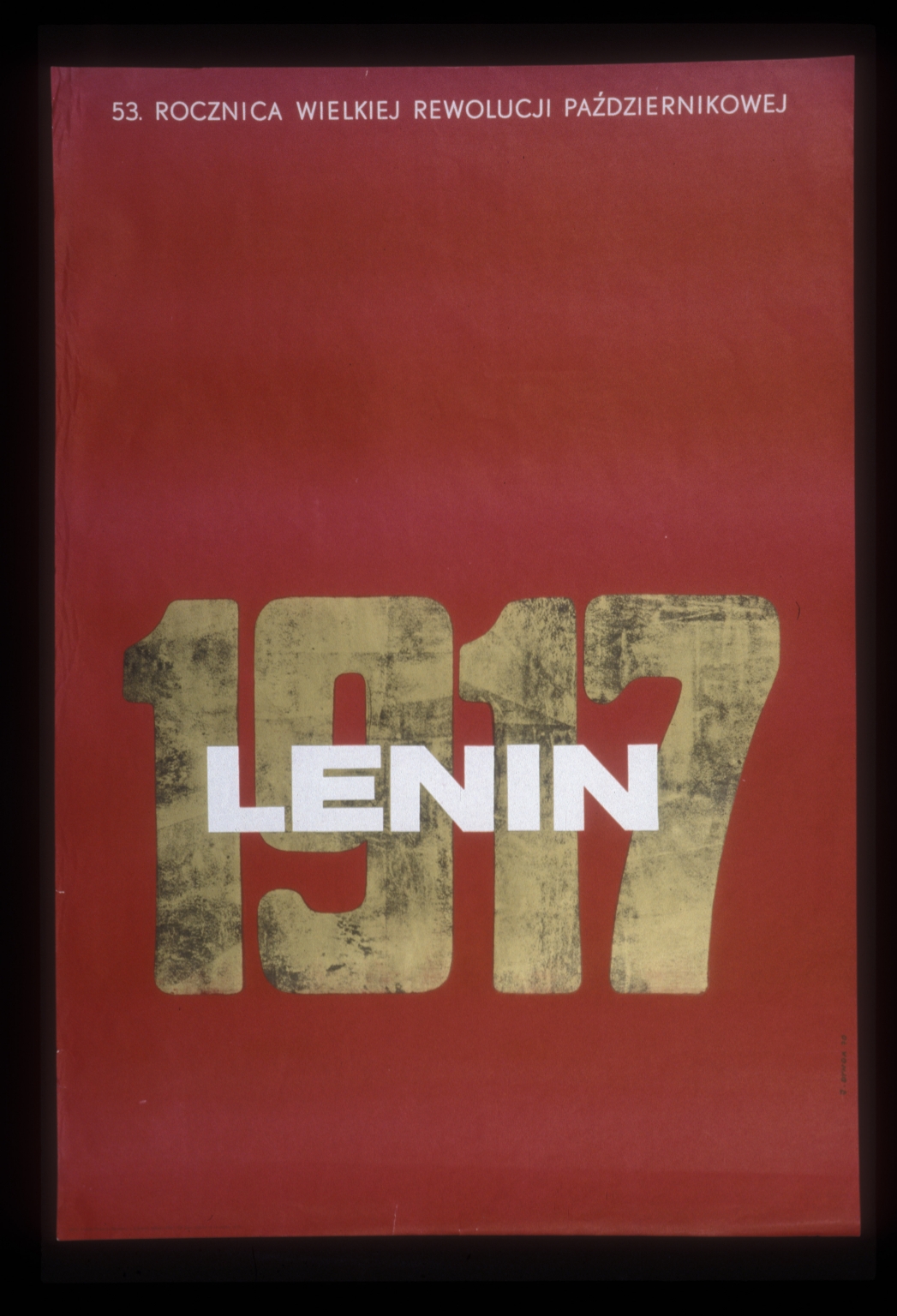 1917, Lenin: 53 rocznica Wielkiej Rewolucji Pazdziernikowej