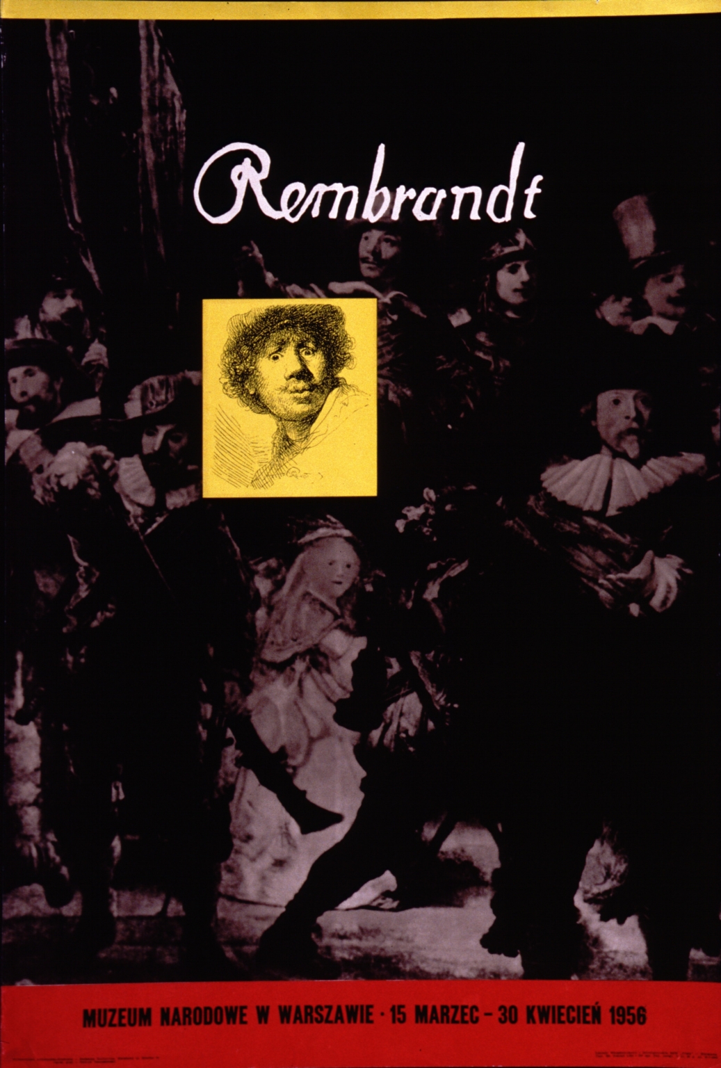 Rembrandt: Muzeum Narodowe w Warszawie, 15 marzec-30 kwiecien1956