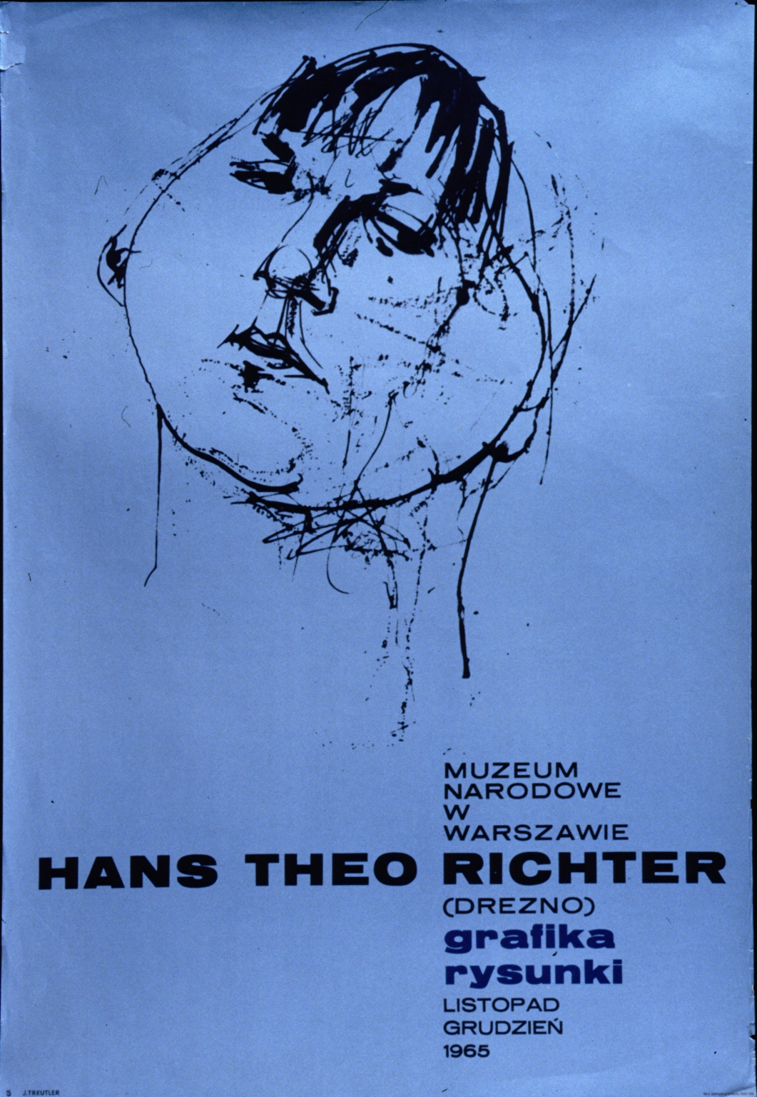 Hans Theo Richter, Drezno: grafika, rysunki : Muzeum Narodowe w Warszawie, listopad-grudzien1965