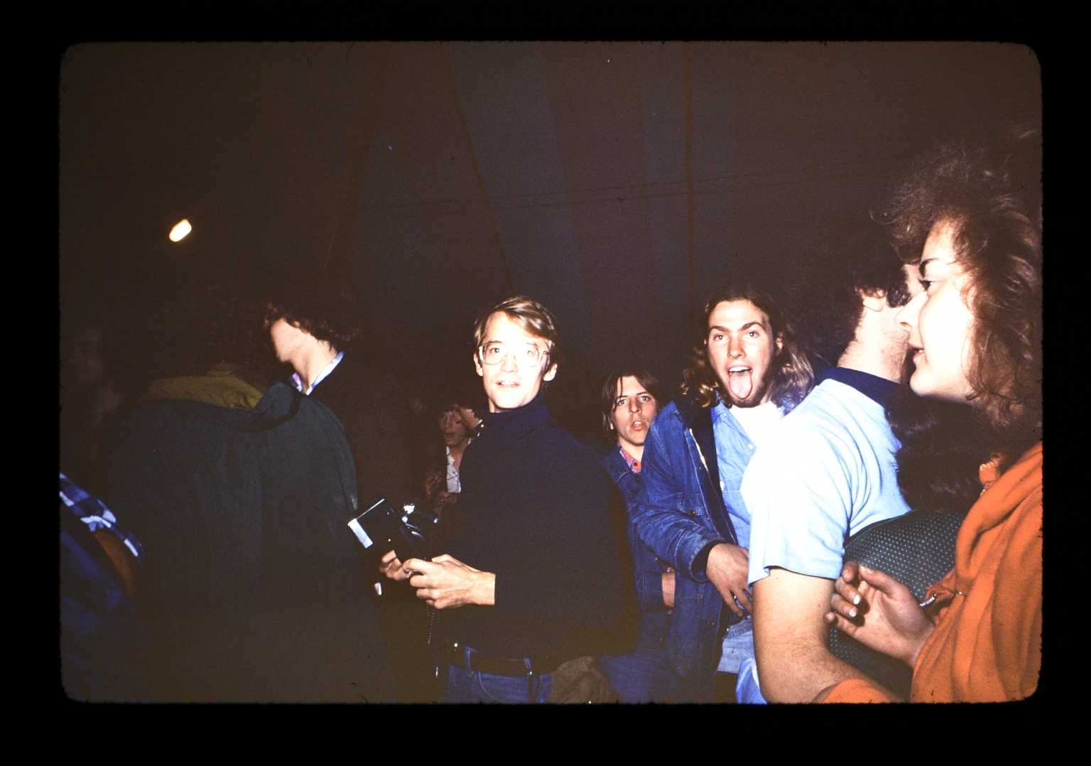 Unidentified students during a party