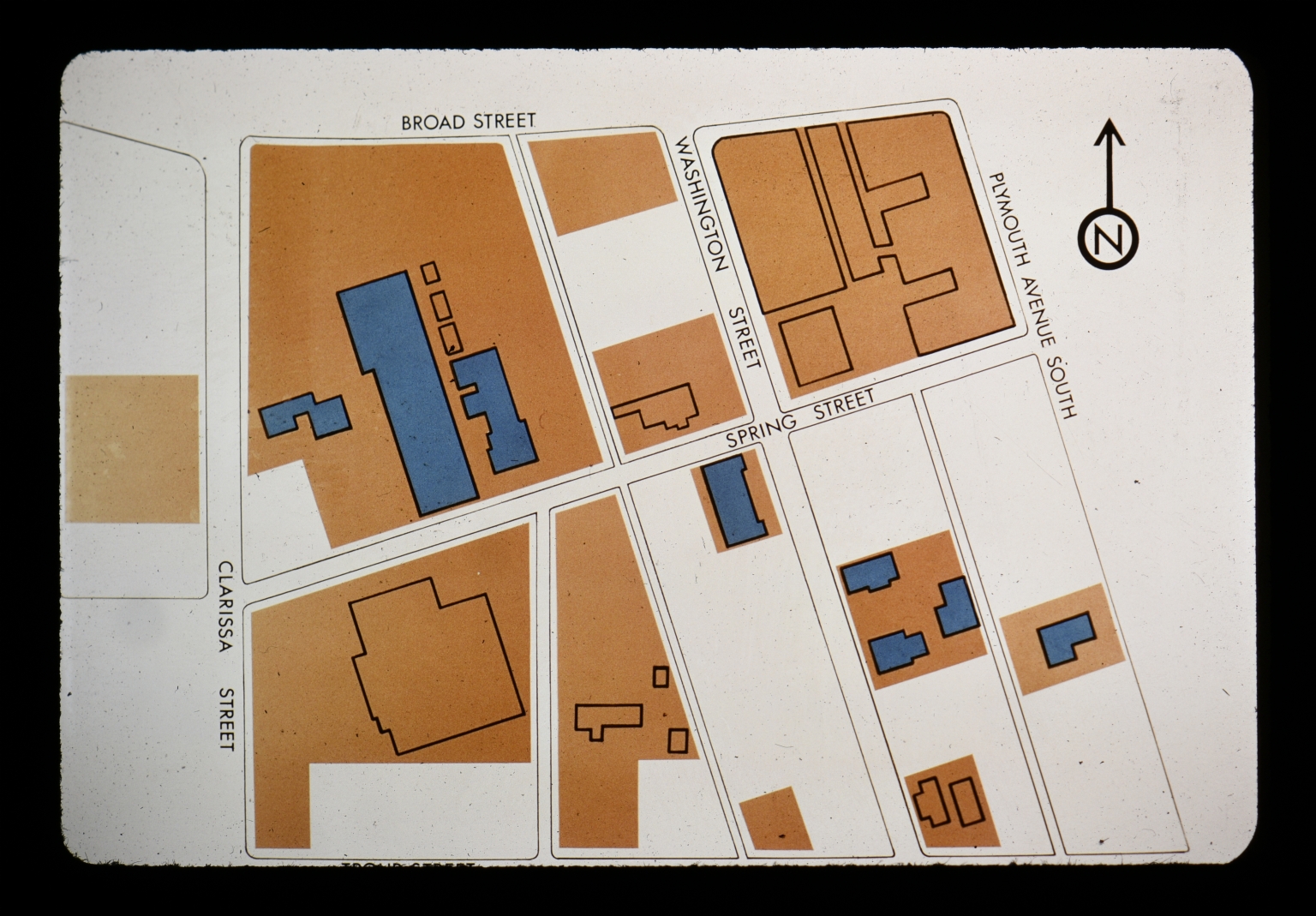 Downtown campus map