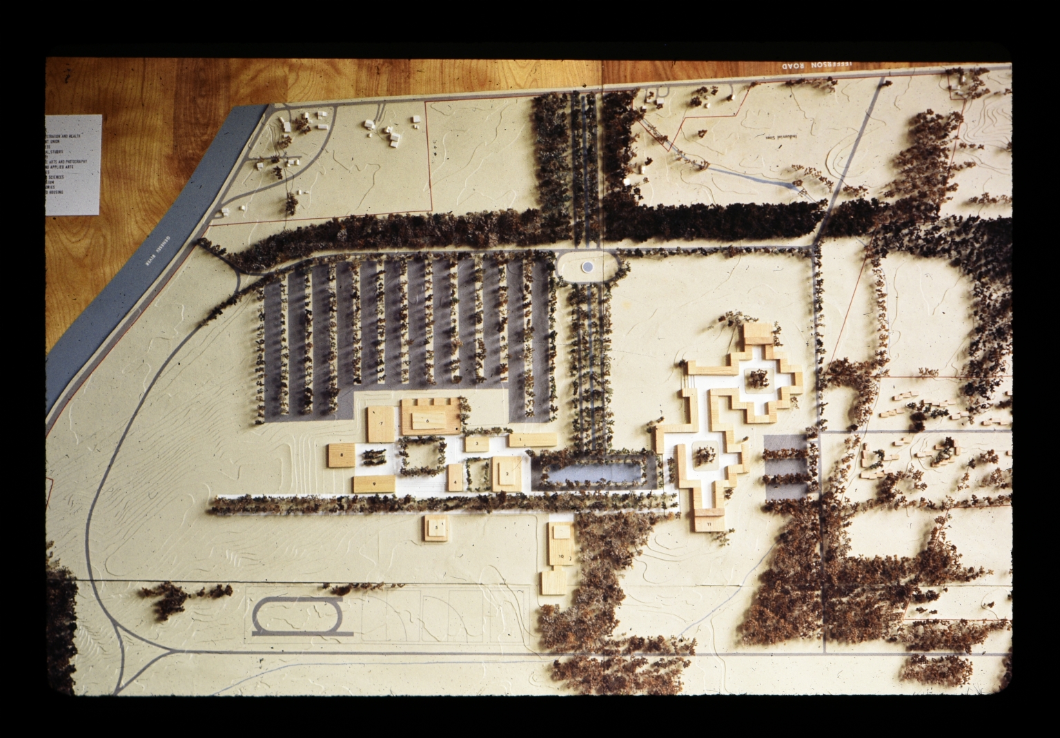 Wall model of proposed Henrietta campus