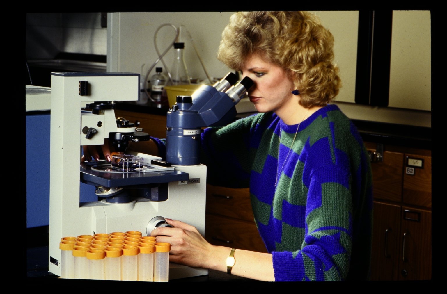 Student in laboratory