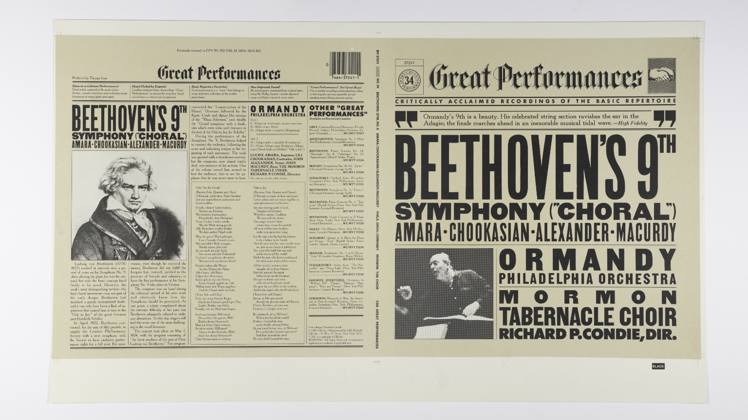 Beethoven's 9th Symphony ("Choral")